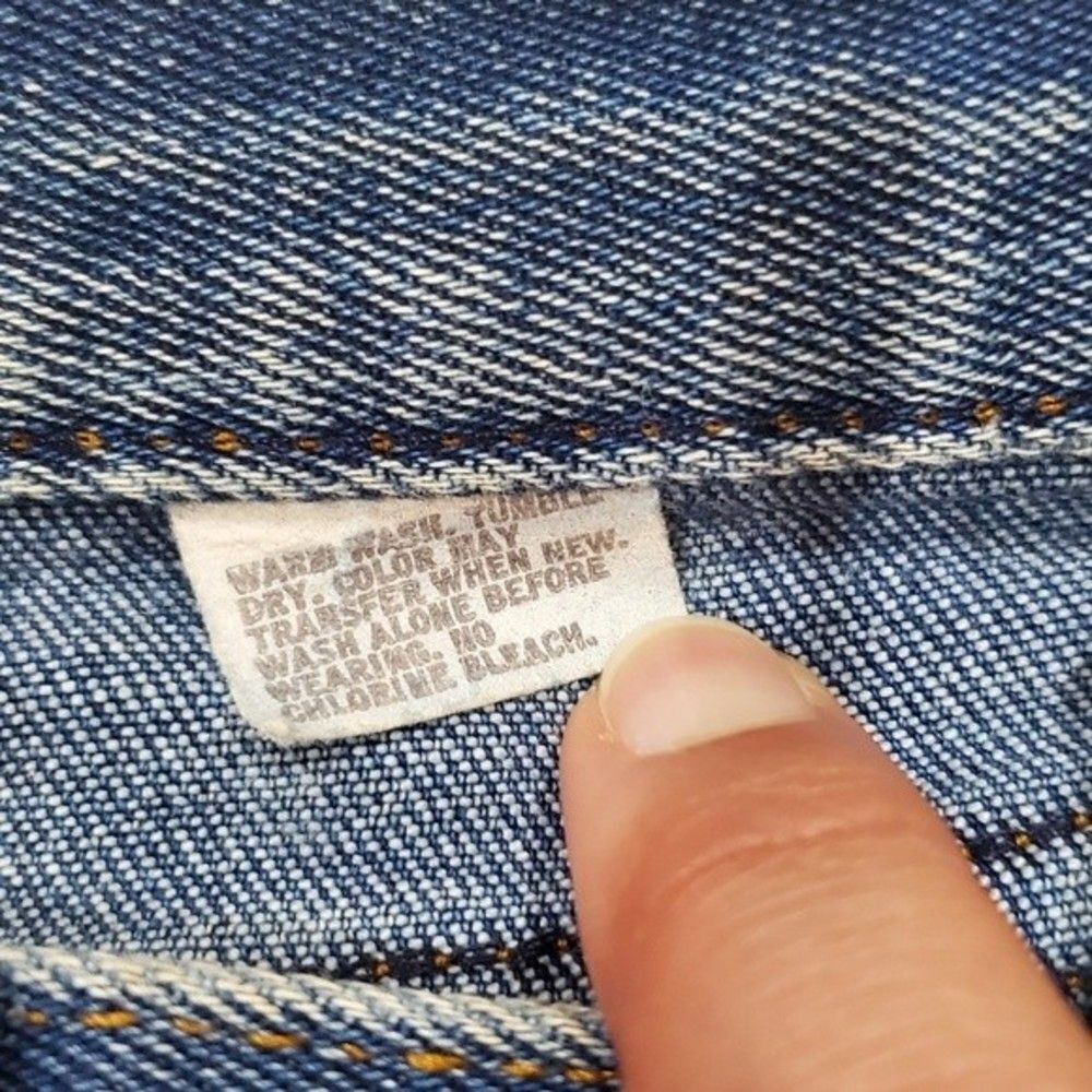 Levi’s 70’s Vintage 573 Orange Tab High Rise Jeans Size W29 L34 - Picture 13 of 16